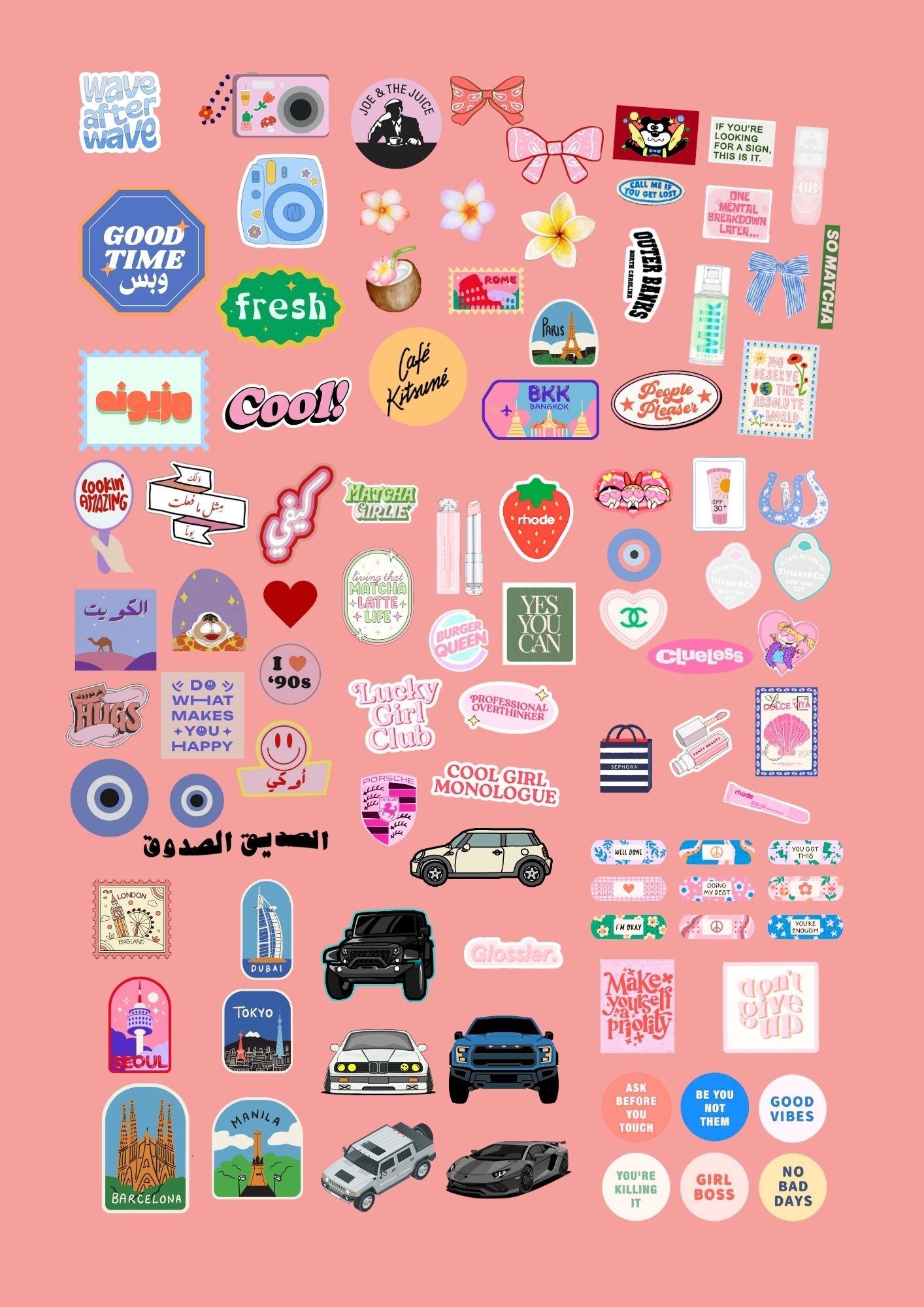 12 Random stickers
