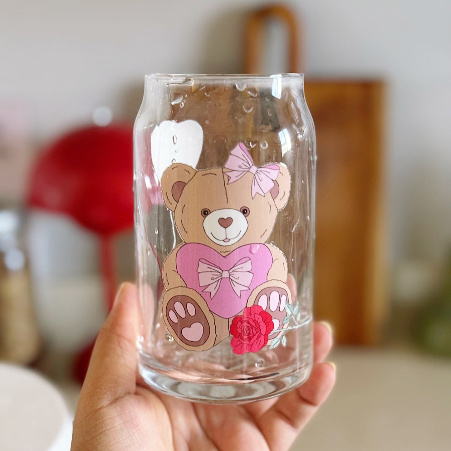 Teddy bear - Glass cup