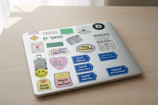 Laptop stickers (medium)
