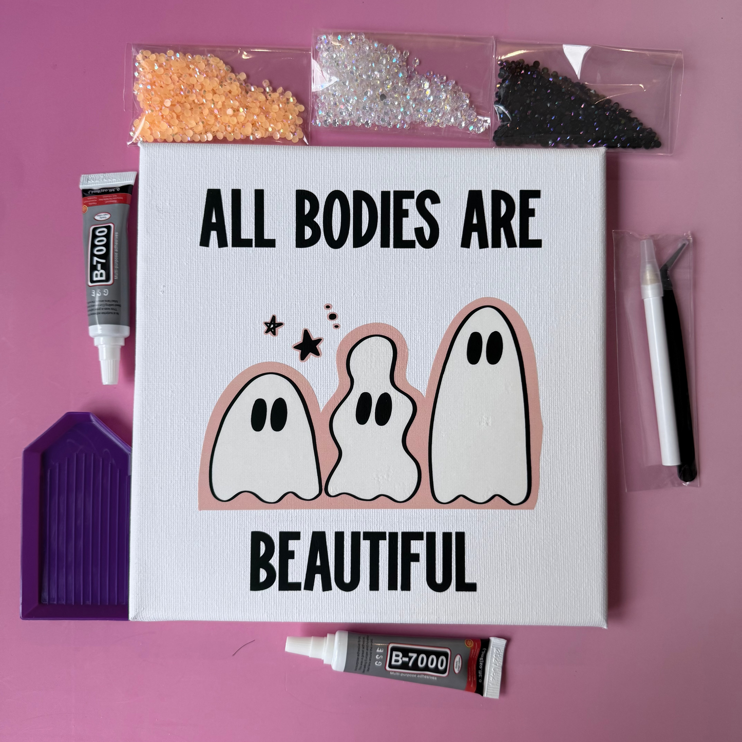 ‘All bodies are beautiful’ - bedazzle kit