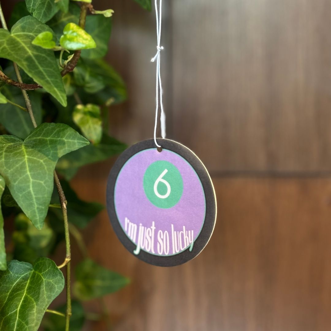 "I'm just so lucky" Airfreshener